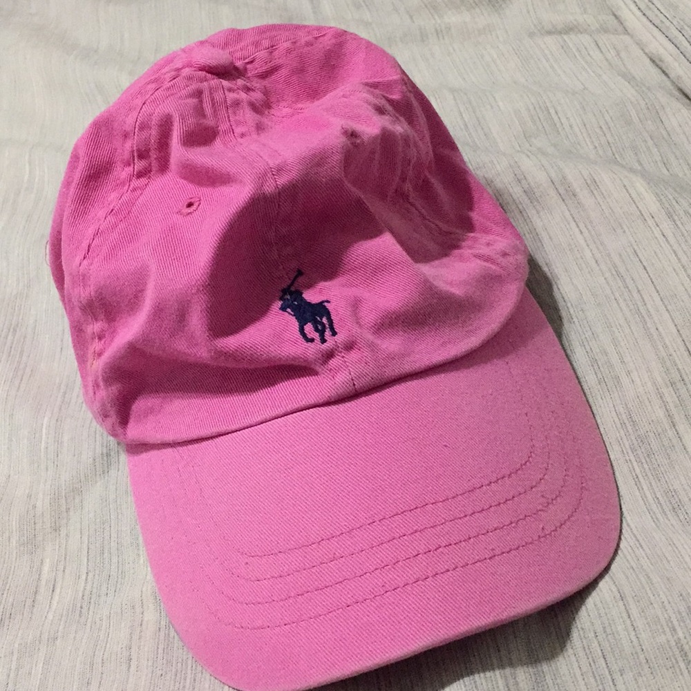 polo ralph lauren pink hat